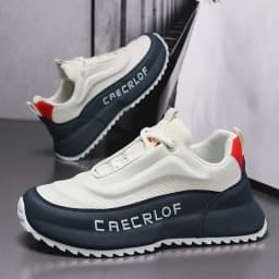 Men's Casual Basketball Shoes, Lace-Up Classic Color-Block Sneakers, Breathable Lightweight Comfort with Shock Absorption Wear Resistance, Suitable for All-Season Casual Daily Sports Wear, Athletic Leisure Running Shoes