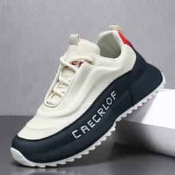 Men's Casual Basketball Shoes, Lace-Up Classic Color-Block Sneakers, Breathable Lightweight Comfort with Shock Absorption Wear Resistance, Suitable for All-Season Casual Daily Sports Wear, Athletic Leisure Running Shoes