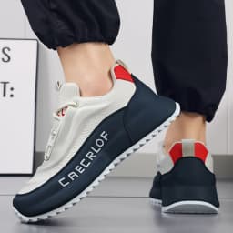 Men's Casual Basketball Shoes, Lace-Up Classic Color-Block Sneakers, Breathable Lightweight Comfort with Shock Absorption Wear Resistance, Suitable for All-Season Casual Daily Sports Wear, Athletic Leisure Running Shoes