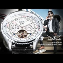 JARAGAR Fashion Tourbillon Automatic Mechanical Watch for Men Multifunctional Small Dials Sports Mens Watches Top Brand Luxury Business Wristwatches