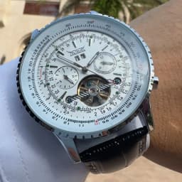 JARAGAR Fashion Tourbillon Automatic Mechanical Watch for Men Multifunctional Small Dials Sports Mens Watches Top Brand Luxury Business Wristwatches
