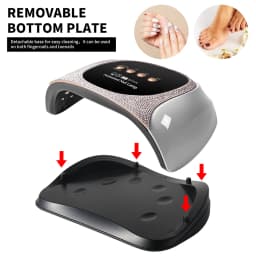 LIMEGIRL 57 UV LED Nail Dryer Professional Nail Lamp for UV Gel Nail Polish Curing Lamp with Timer Automatic Sensor Nail Salon Tool