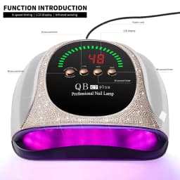 LIMEGIRL 57 UV LED Nail Dryer Professional Nail Lamp for UV Gel Nail Polish Curing Lamp with Timer Automatic Sensor Nail Salon Tool