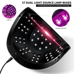 LIMEGIRL 57 UV LED Nail Dryer Professional Nail Lamp for UV Gel Nail Polish Curing Lamp with Timer Automatic Sensor Nail Salon Tool