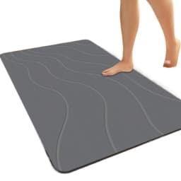 1pc Quick-Dry Bathroom Mat Bath Rug Mat - Non-Slip, Absorbent Diatom Mud Floor Rug With Geometric Design For Shower & Entryway Bathroom Rug Bathroom Floor Mat