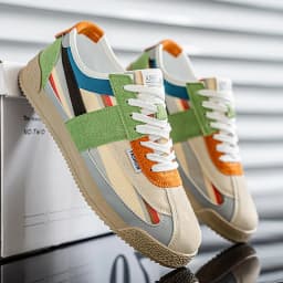 [Men's Skate Sneakers] Sneakers - Men's New Spring/Autumn Skate Shoes - Classic and Versatile - Fashionable and Trendy - Suitable for Daily Wear and Outdoor Leisure - Ideal as Birthday Gifts, Christmas Gifts, and Halloween Gifts