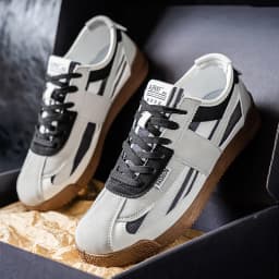 [Men's Skate Sneakers] Sneakers - Men's New Spring/Autumn Skate Shoes - Classic and Versatile - Fashionable and Trendy - Suitable for Daily Wear and Outdoor Leisure - Ideal as Birthday Gifts, Christmas Gifts, and Halloween Gifts