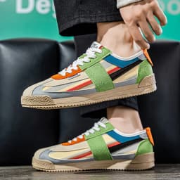 [Men's Skate Sneakers] Sneakers - Men's New Spring/Autumn Skate Shoes - Classic and Versatile - Fashionable and Trendy - Suitable for Daily Wear and Outdoor Leisure - Ideal as Birthday Gifts, Christmas Gifts, and Halloween Gifts