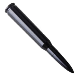 Universal Bullet Style Car Antenna Gloss Black Aluminum Alloy AM FM Radio Roof Aerial Replacement Kit With Multi Size Adapter Screws For Toyota Dodge Infiniti BMW Porsche Nissan Chevrolet Honda Mercedes Hyundai Kia Accessories