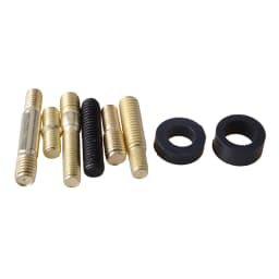 Universal Bullet Style Car Antenna Gloss Black Aluminum Alloy AM FM Radio Roof Aerial Replacement Kit With Multi Size Adapter Screws For Toyota Dodge Infiniti BMW Porsche Nissan Chevrolet Honda Mercedes Hyundai Kia Accessories