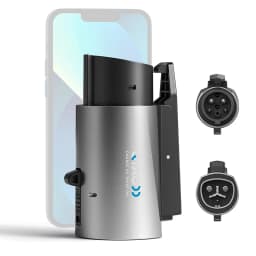 QIAO Q41 80A For Tesla NACS to Type 1 EV Charger Adapter electric vehicle nacs to j1772 EV Charging Converter for Tesla Standard  Compatible With Model 3 Y S X Fast Charge