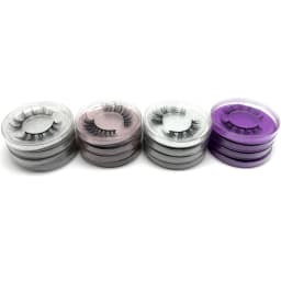 16 Pairs 3 Styles Wispy Faux Mink False Eyelashes Mixed Dramatic Thick Curled Fluffy Strip Lashes Multipack for Eyes Makeup Sets