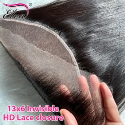 Elva 13X4/13X6 HD Lace Frontal Skinlike Real HD Lace Ultra Thin 0.10mm HD Lace Melt Skins 5x5 9x6 HD Lace Closure Pre Plucked Hairline