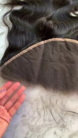 24 Inch Straight 13X6 Body Wave Lace Closure Only Pre Plucked Transparent 100% Human Hair For Black Women Full Soft