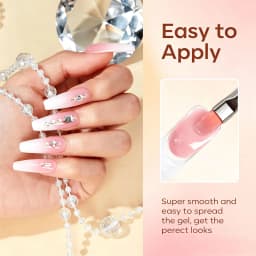 10 Nail Gel Extensions With 3D Sculpture, Odorless Architectural Gel, Baking Light With USB Power, Primer And Basic Tools. Suitable For Beginners In Nail Art, The Perfect Gift For Girls' Nails, Improved Nail Protection, And Lifting Tools.