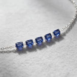 7 Shapes Faceted Cut Natural Blue Sapphire Loose Gemstones, Multi‑Shape Round Oval Heart Pear Square Triangle Radiant Cut Sapphire Stones for Jewelry Ring Pendant Making DIY Craft Gemstone Collection