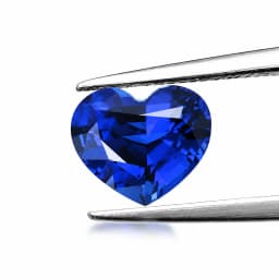 7 Shapes Faceted Cut Natural Blue Sapphire Loose Gemstones, Multi‑Shape Round Oval Heart Pear Square Triangle Radiant Cut Sapphire Stones for Jewelry Ring Pendant Making DIY Craft Gemstone Collection