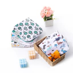 Benoxine 12-Pack 2-in-1 Baby Burp Cloths and Bibs 3-Layer Thicken Organic Cotton with Polyester Fleece Core Extra-Large 8.66 X 18.5 in Curved Shoulder Burping Rags Soft Super Absorbent for Newborn Baby-Boys&Girls Feeding Spit-Up and Drool