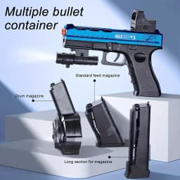 Blaster Gun,Electric Ball Blaster Pistol, High Orbeez Gun Performance Cool Toy Gun, Rechargeable Splatter Ball Toys for Outdoor Christmas Halloween Birthday Gift
