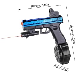 Blaster Gun,Electric Ball Blaster Pistol, High Orbeez Gun Performance Cool Toy Gun, Rechargeable Splatter Ball Toys for Outdoor Christmas Halloween Birthday Gift