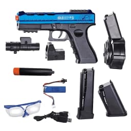 Blaster Gun,Electric Ball Blaster Pistol, High Orbeez Gun Performance Cool Toy Gun, Rechargeable Splatter Ball Toys for Outdoor Christmas Halloween Birthday Gift