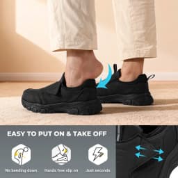 Men's Slip‑On Flat Loafers, Business Casual Office Daily Wear, Lightweight Breathable Walking Shoes With Arch‑Support Soft Cushion Insoles, Comfort Footwear For Work Commute & Outdoor Walking All‑Day Standing Comfort