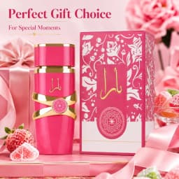 Yara & Asad Eau De Parfum 100ml, Unisex Exotic Arabian Oud Fragrance, Sweet Candy Fruity Warm Oud Notes, Long Lasting Oriental Perfume with Gift Box for Anniversary Holiday Gifting
