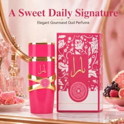 Yara & Asad Eau De Parfum 100ml, Unisex Exotic Arabian Oud Fragrance, Sweet Candy Fruity Warm Oud Notes, Long Lasting Oriental Perfume with Gift Box for Anniversary Holiday Gifting