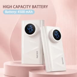 Electric Nail Drill Machine, 45000RPM Professional Nail File Cordless Rechargeable Nail Efile Battery 4500Mah For Acrylic Gel Nails, Manicure Pedicure Polishing Shape Tools for Salon Home Use- Nail Drill For All Festvial Gifts