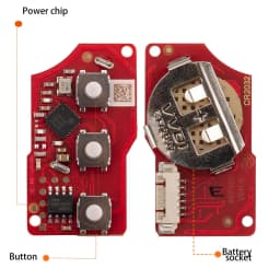5PCS XKB520EN Wired Remote Key Second Generation