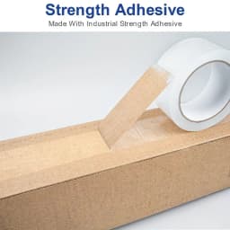 Durable Transparent Packaging Tape 36 Rolls 4.5cm Width 55 Yards Length Strong Clear Adhesive Roll