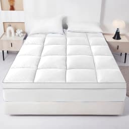 Thickened & Oversized Mattress Protector, Autumn & Winter Mattress, Elastic Mattress Cover, Machine Washable, 4 Colors Available, Enhanced Comfort & Support, Mattress Protector, Full Sizes (Queen, King), Thickened Mattress Pad, Thickened Mattress