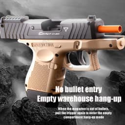 100 rounds of bullets, 12 shells, and 2 shells soft bullet guns, sand colored toy pistols, new toy shooting guns, outdoor sports Halloween and Christmas Gift