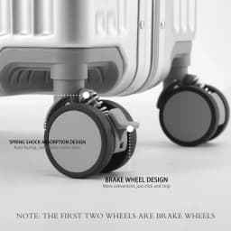 BunyFly Aluminum Frame Boarding Laptop Trolley Case 20 Inch Front Opening Suitcase Cabin Luggage Bag