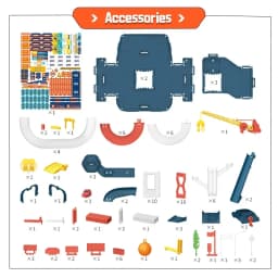 Large Rail City Multi-Layer DIY Parking Lot Building Set - DIY Assembly Adventure Racing Track Slot Cars for Children Boys Christmas Gifts Ship from US Warehouse Fast Delivery
