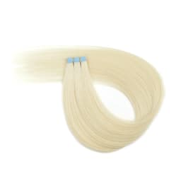 Seamless Invisible Mini Tape In Human Hair Extensions Double Sided Natural Straight Hair 12Inch To 20Inch 10Pcs Set Black Brown Blonde Side Hair Pieces