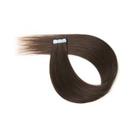 Seamless Invisible Mini Tape In Human Hair Extensions Double Sided Natural Straight Hair 12Inch To 20Inch 10Pcs Set Black Brown Blonde Side Hair Pieces