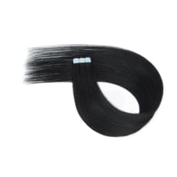 Seamless Invisible Mini Tape In Human Hair Extensions Double Sided Natural Straight Hair 12Inch To 20Inch 10Pcs Set Black Brown Blonde Side Hair Pieces