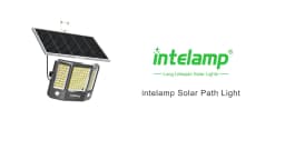 Intelamp Top Brand Long Battery Life 20000mAh Outdoor Solar Flood Lights 3 Colors With Super Large Solar Panel 3 Motion Sensors 4 Modes Solar Security Light For Yard Garage Driveway Backyard Farm