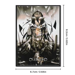 67×92mm 120PCS Standard Size Art Anime Card Sleeves Board Game Card Protector Card Shield Double Card Cover for MGT Trading Card
