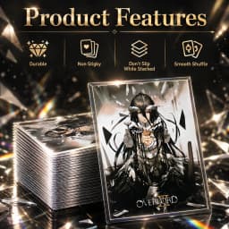 67×92mm 120PCS Standard Size Art Anime Card Sleeves Board Game Card Protector Card Shield Double Card Cover for MGT Trading Card