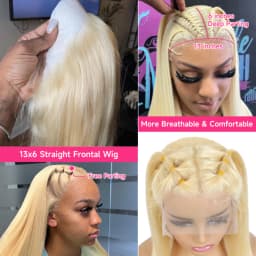 38 40 Inches 13x4 13x6 Hd Lace Frontal Wigs Bone Straight Pre Plucked Transparent Lace Frontal Wig Honey Blonde 613 Lace Front Human Hair Wigs For Women 220 250 Density Free Shipping