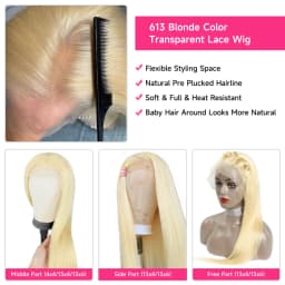 38 40 Inches 13x4 13x6 Hd Lace Frontal Wigs Bone Straight Pre Plucked Transparent Lace Frontal Wig Honey Blonde 613 Lace Front Human Hair Wigs For Women 220 250 Density Free Shipping