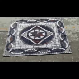 Crystal Velvet Area Rug Non Slip Heavy Duty Vintage Bohemian Marble Print Plush Thick Decor Carpet Indoor Outdoor Use for Xmas Halloween Patio Garden RV Beach Backyard Home Decor