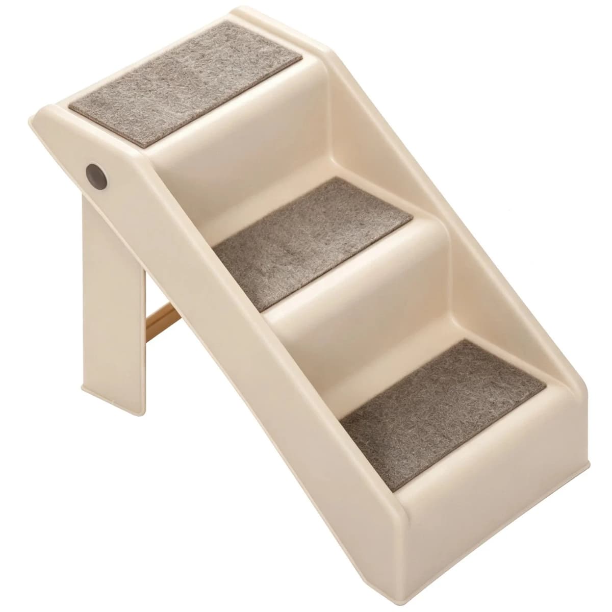 Non-Slip Foldable Pet Stairs 3 Step Dog Cat Ramp for Senior Pets Up to 66lbs