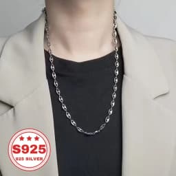 925 sterling silver handcrafted pig nose button necklace, perfect as a gift for men, women, wives, girlfriends, and mothers on anniversaries, birthdays, holidays, and special occasions. Buy three, get one free.