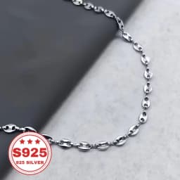 925 sterling silver handcrafted pig nose button necklace, perfect as a gift for men, women, wives, girlfriends, and mothers on anniversaries, birthdays, holidays, and special occasions. Buy three, get one free.