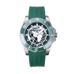 Deesio Upgraded Men's Casual Fashion Automatic Self-Winding Mechanical Wristwatch Luminous Business Classic Dress Watch Personalized High-mineral Glass Silicone Band 100M Water Resistant Luxury Elegant Analog Round Dial Gift for Him Men's