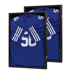 Jersey Display Frame Case Lockable, Large Sport Jersey Shadow Box with UV Protection Acrylic and Hanger for Baseball Basketball Football Soccer Hockey Shirt and Uniform