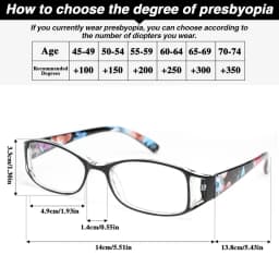 13-Piece Reading Glasses for Men and Women, lightweight Spring Hinge Reader, Multi-Style Fashionable Reading Glasses, Suitable for Daily Use in Home Office, Random Colors, Recommended Christmas and Halloween Gifts